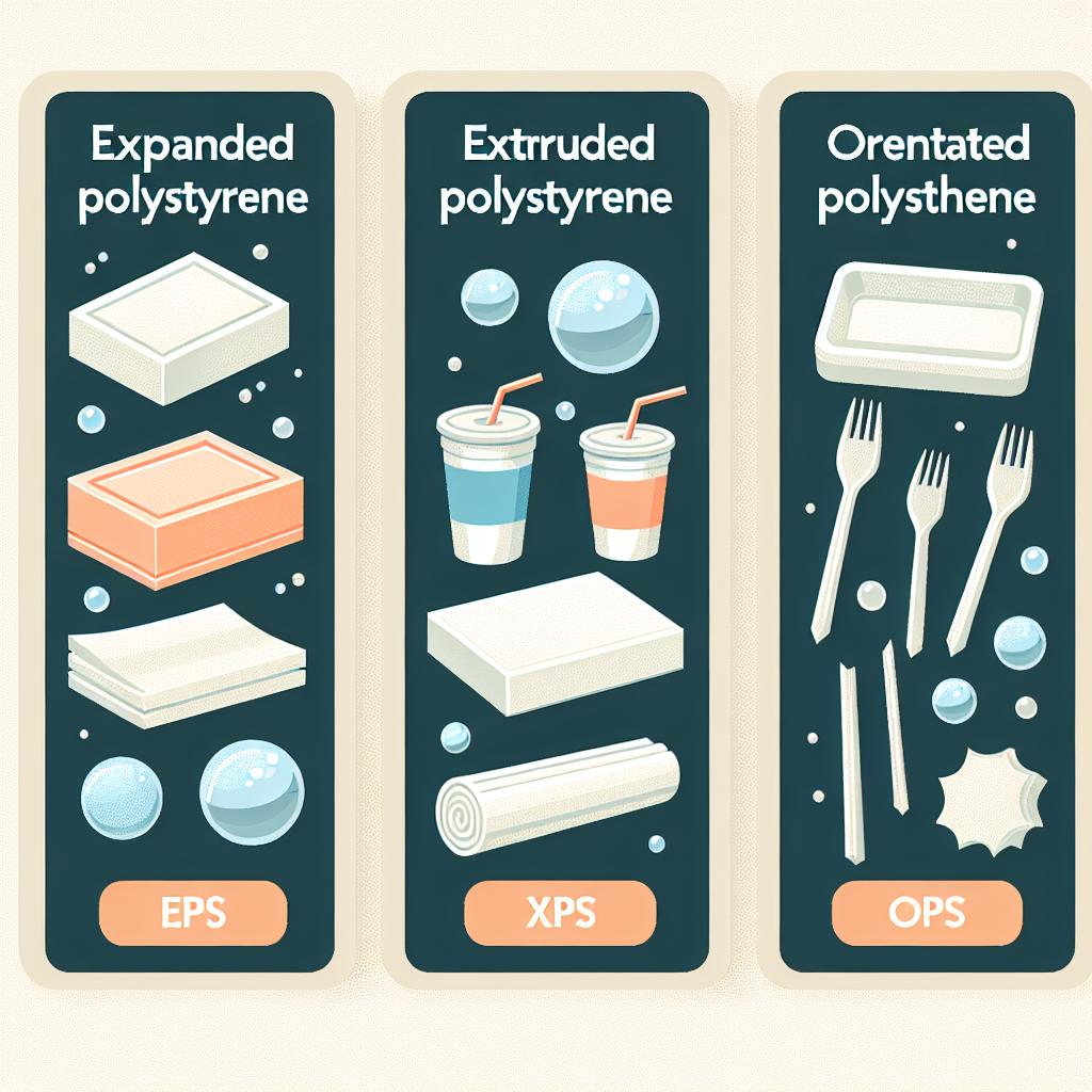 Rozpoznejte různé typy polystyrenu