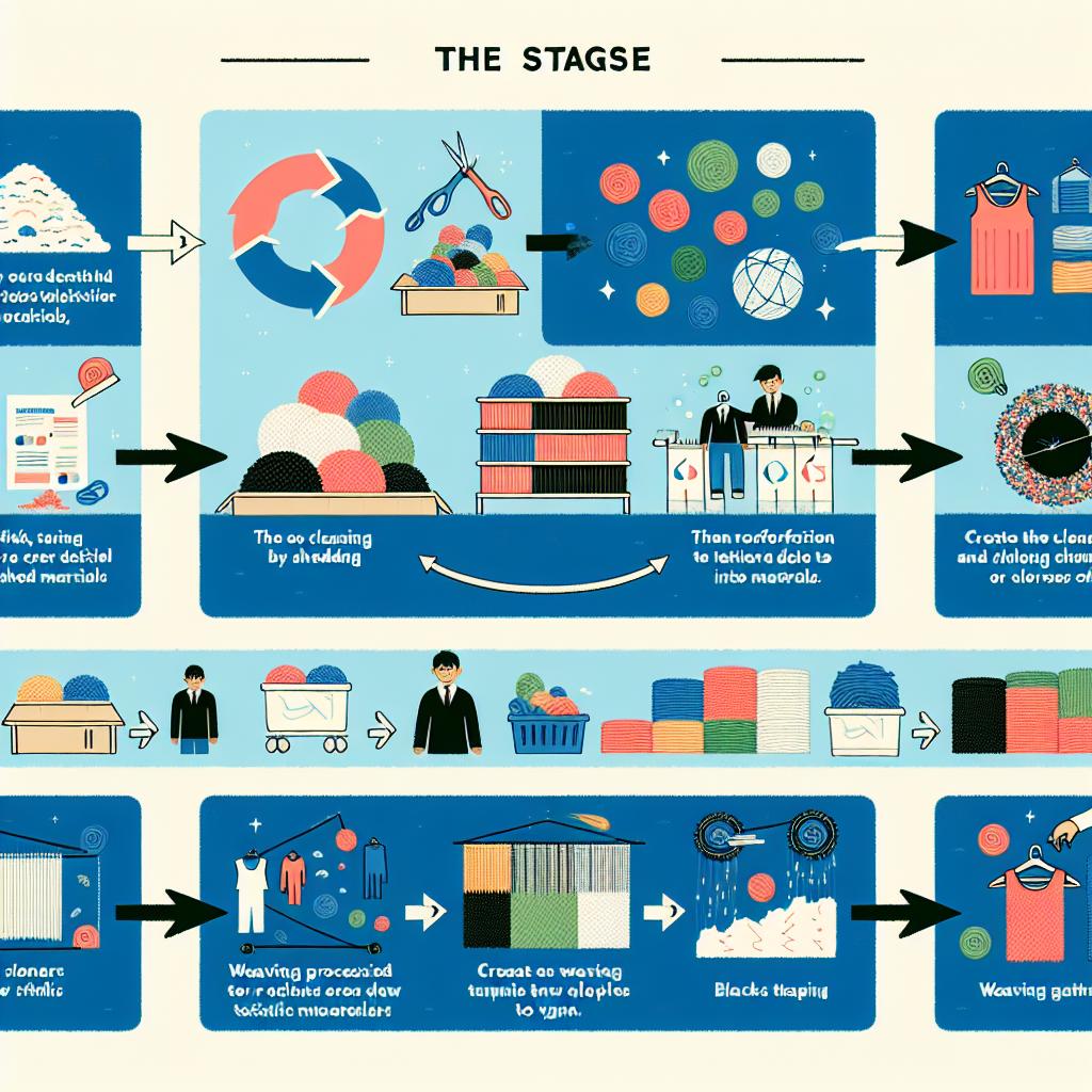 Jak funguje proces recyklace textilu