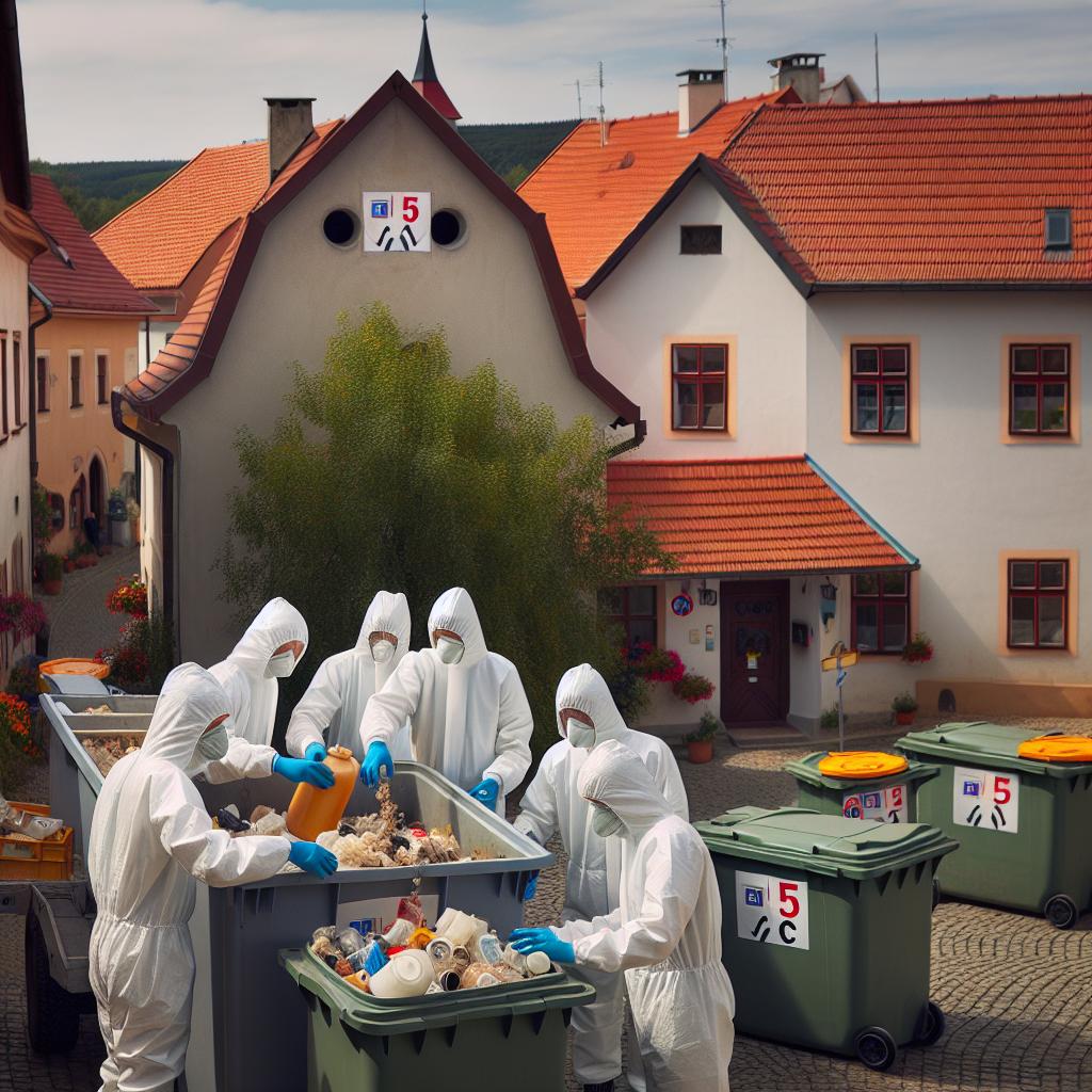 Odvážení bioodpadu v Jindřichově Hradci