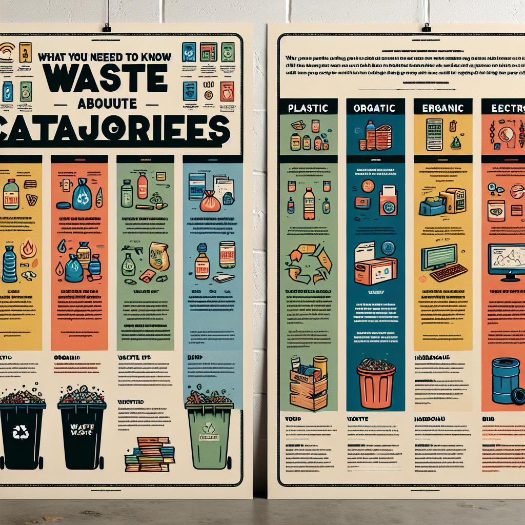 Kategorie odpadu: Co potřebujete vědět