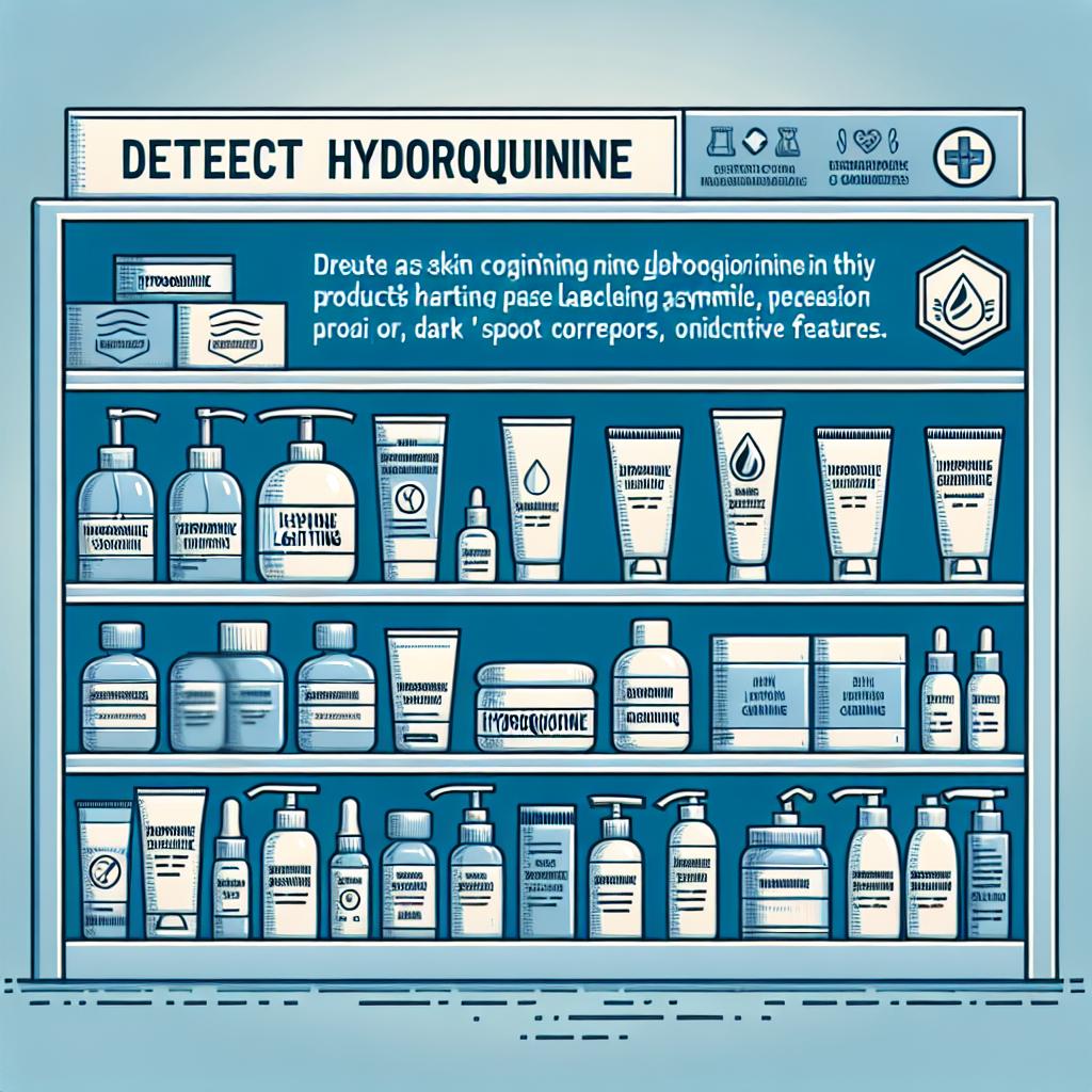 Jak‍ rozpoznat výrobky s hydrochinonem