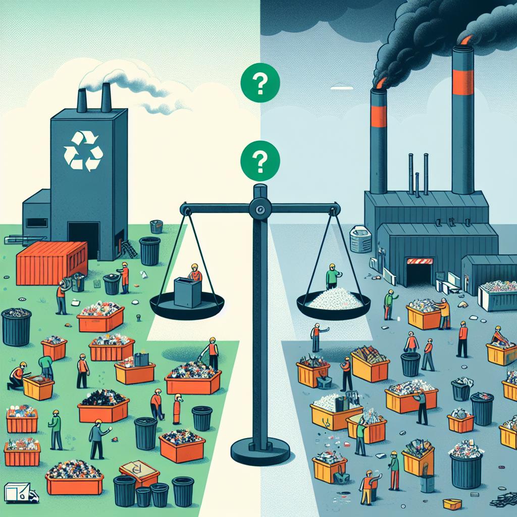 Recyklace versus spalování: Která volba?