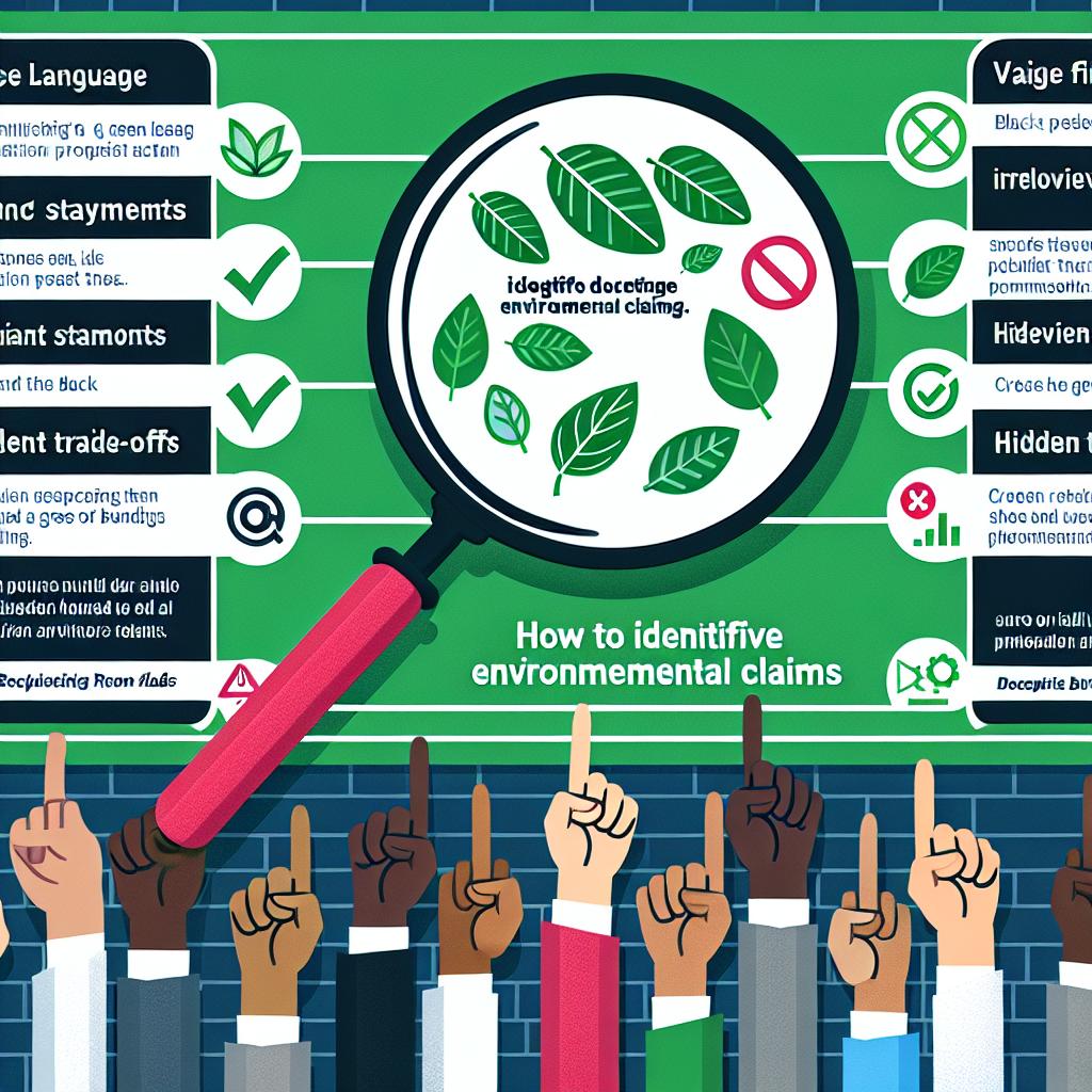 Jak identifikovat klamavé ekologické tvrzení