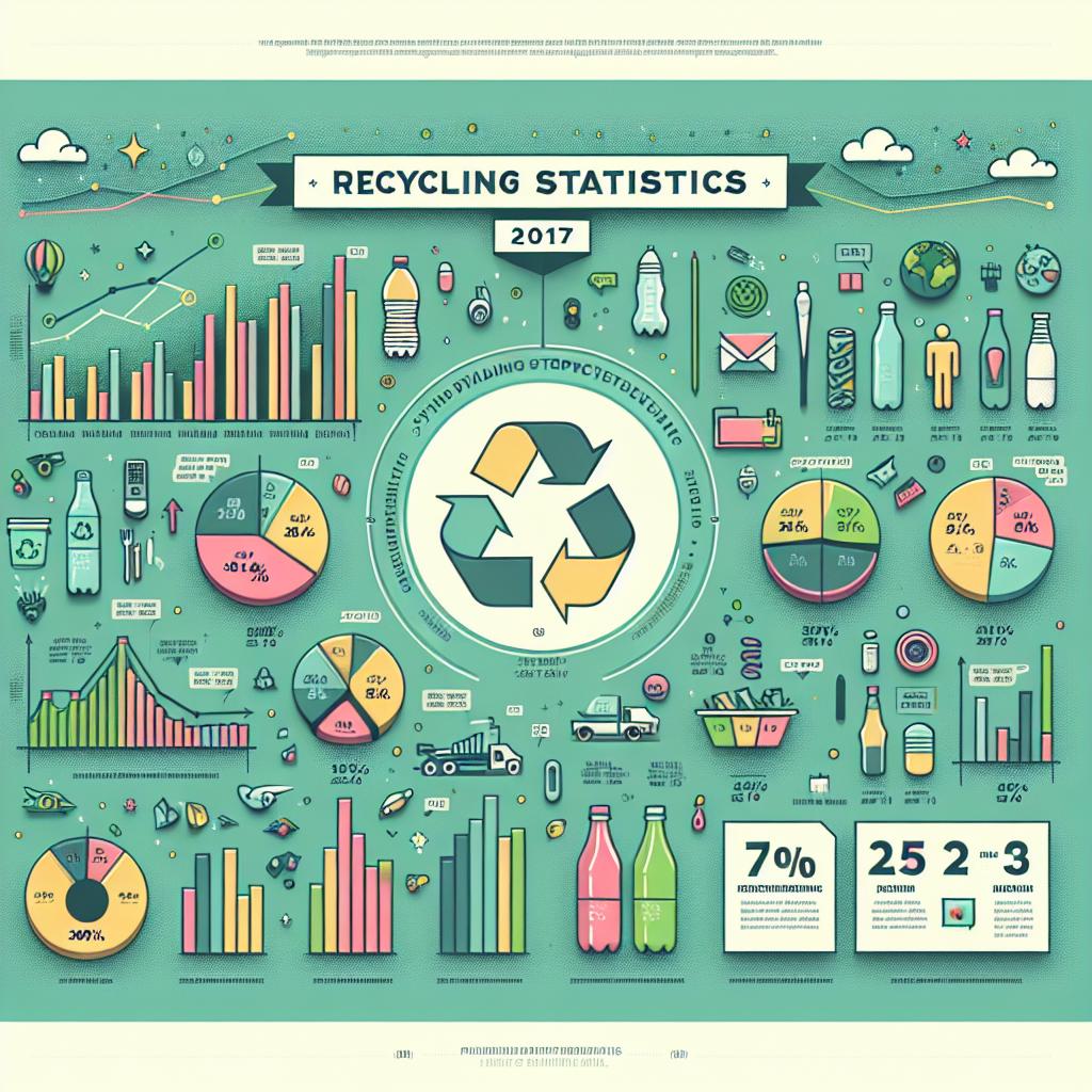 Překvapivé statistiky recyklace v roce‌ 2017