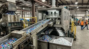 Udržitelný životní styl bez plastů: Zero Waste a Eko-friendly tipy pro každou domácnost 2 Průmyslové třídění a zpracování plastových vloček na lince